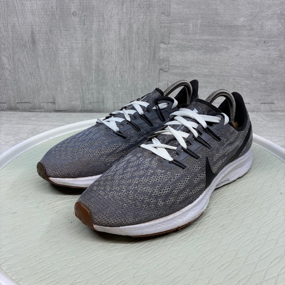Nike Air Zoom‎ Pegasus 36 Mens 8 Grey Black Running Shoes AQ2203-001